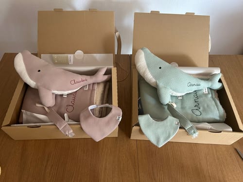 Customer photo review of Pack peluche ballena Susi invierno