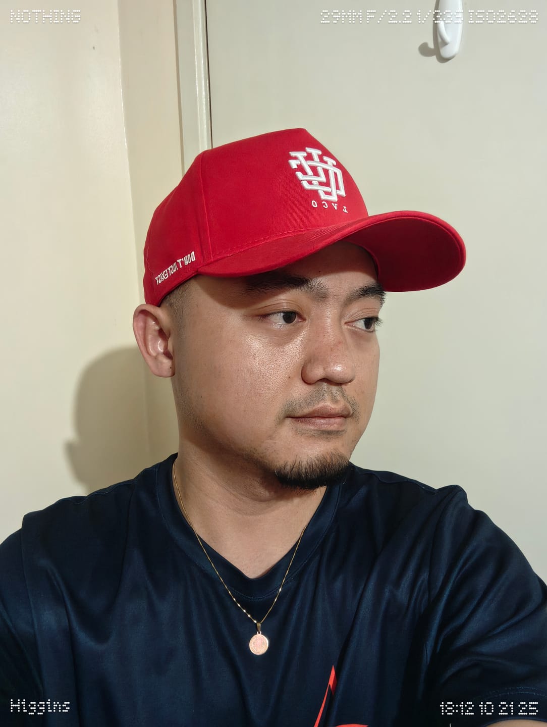 Customer photo review of LVCO "Blood Red" A-Frame Snapback