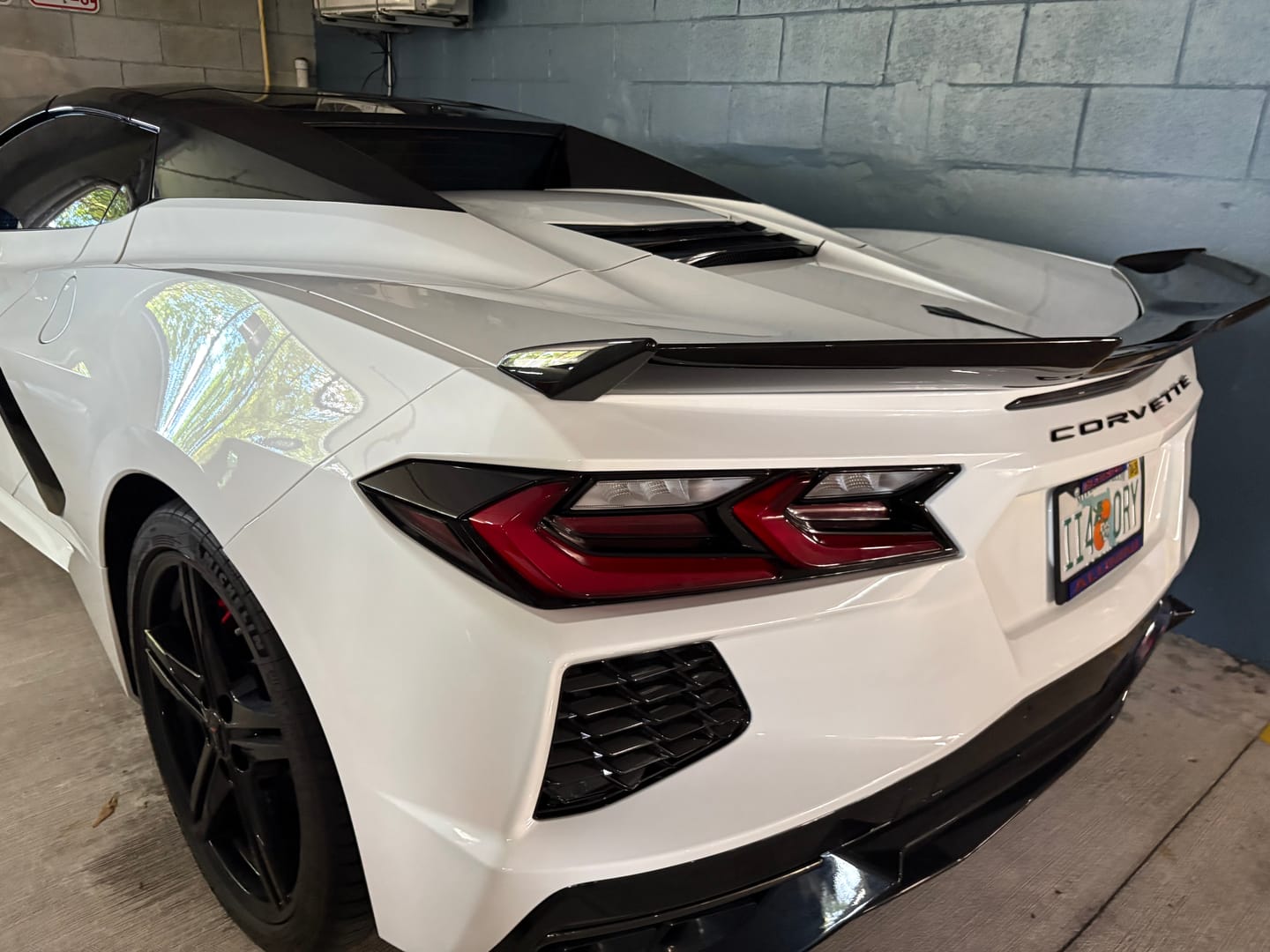 Customer photo review of Corvette C8 Stingray Rear Spoiler [Z06 Visible Package]
