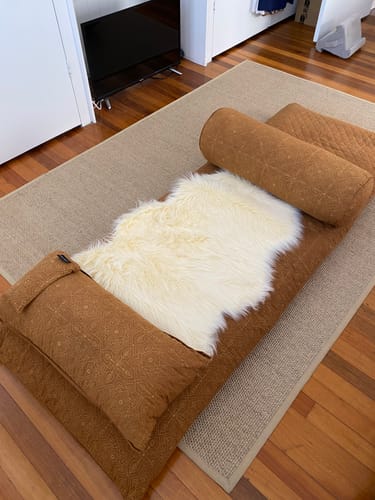 Customer photo review of Ananda Paisley Yoga Nidra and Meditation Comfort Bundle