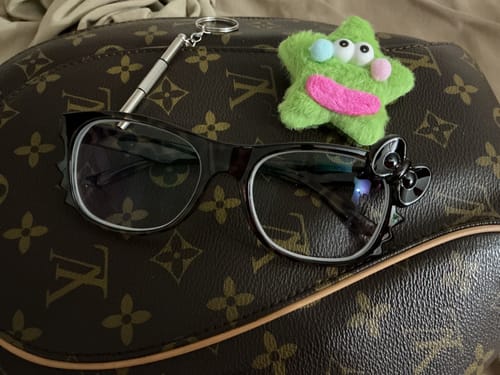 Customer photo review of Kitten Eyeglasses