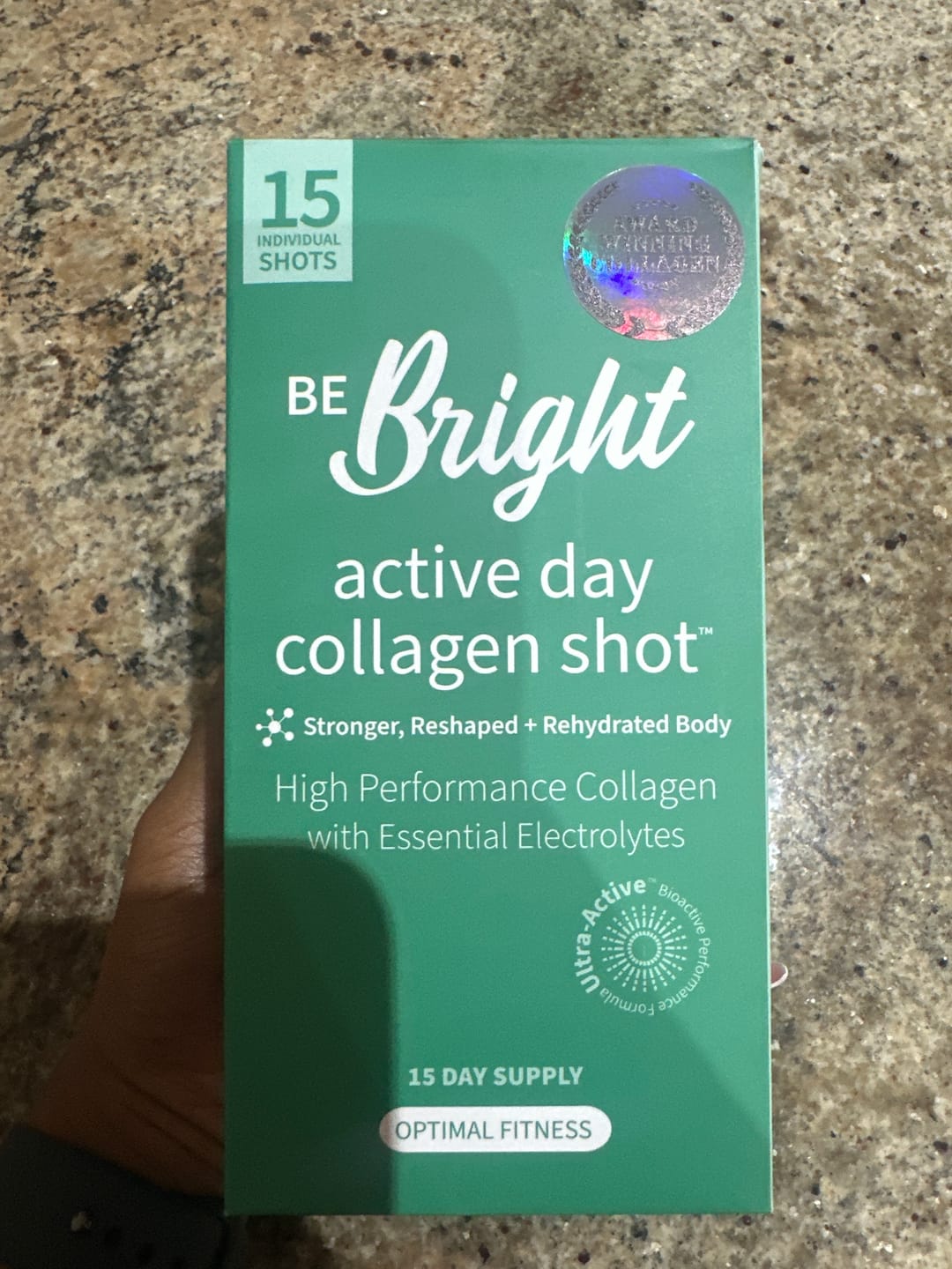 Customer photo review of ACTIVE DAY 15g SHOT - 15 DAY SUPPLY