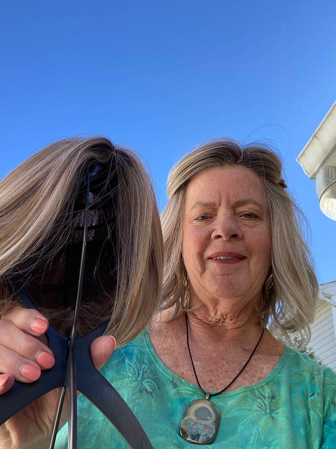 Customer photo review of WIG DRYING STAND