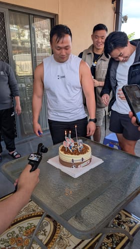 Kevin N. review of Muscle Armed Cake image 1 out of 1