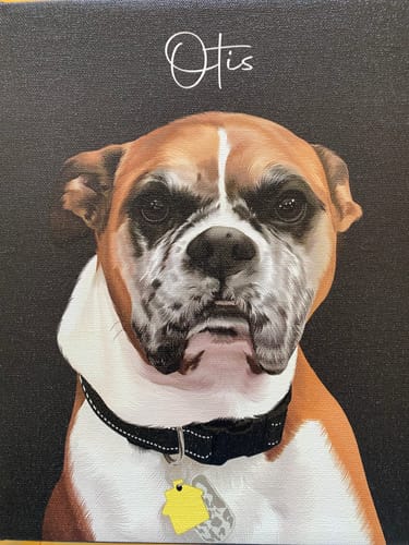 Customer photo review of Pet Art Canvas Wrap