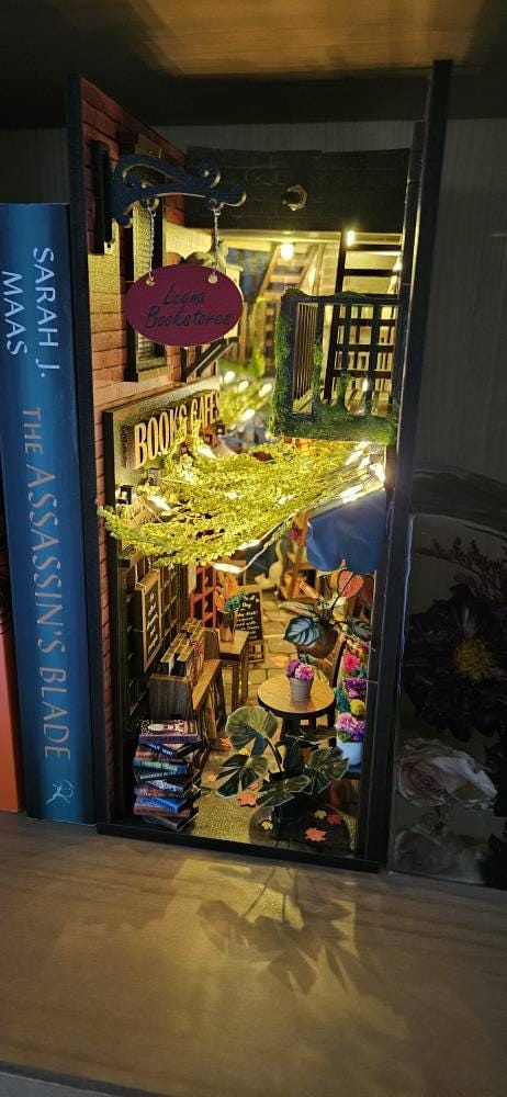 Customer photo review of Dreamy MiniAlley - Booknook DIY kit