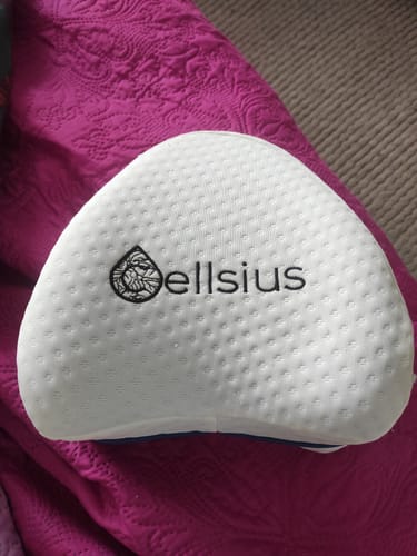Avis photo d'un client sur Housse de rechange lavable - Coussin genoux Cellsius