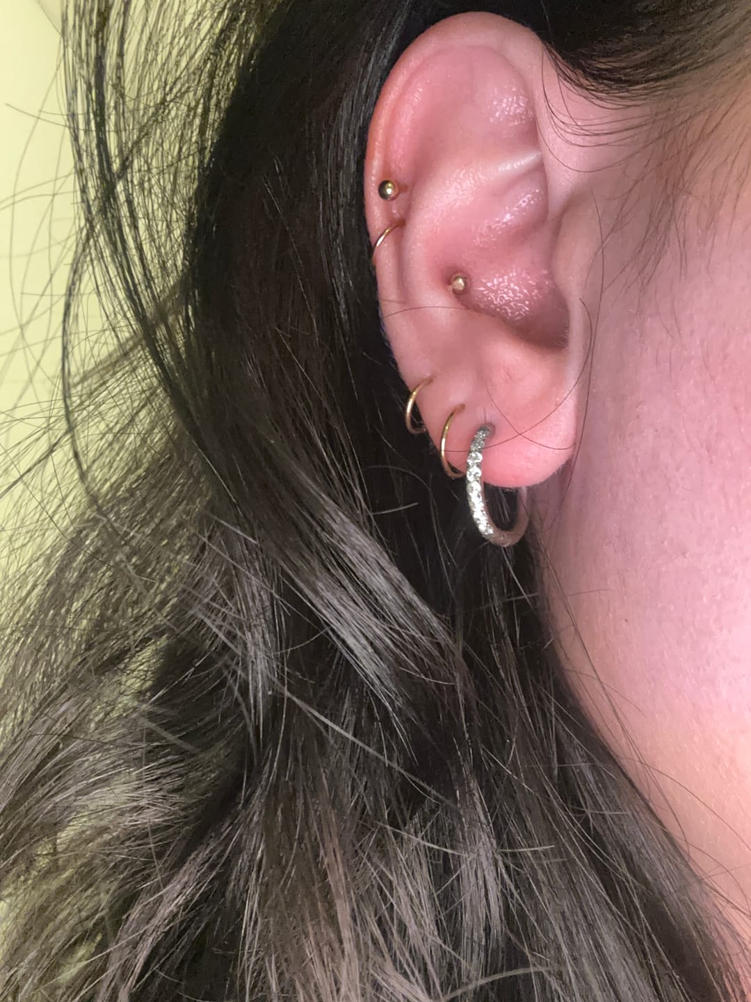Customer photo review of Klara Set Ohrringe | 18K vergoldet