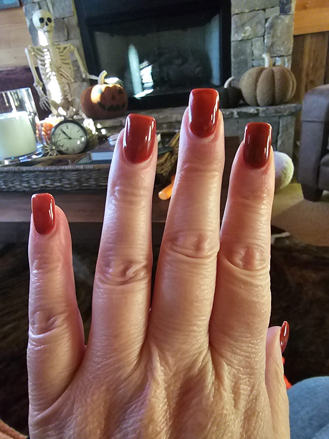 Customer photo review of DND Diva Gel Duo 272 - Autumn Blaze