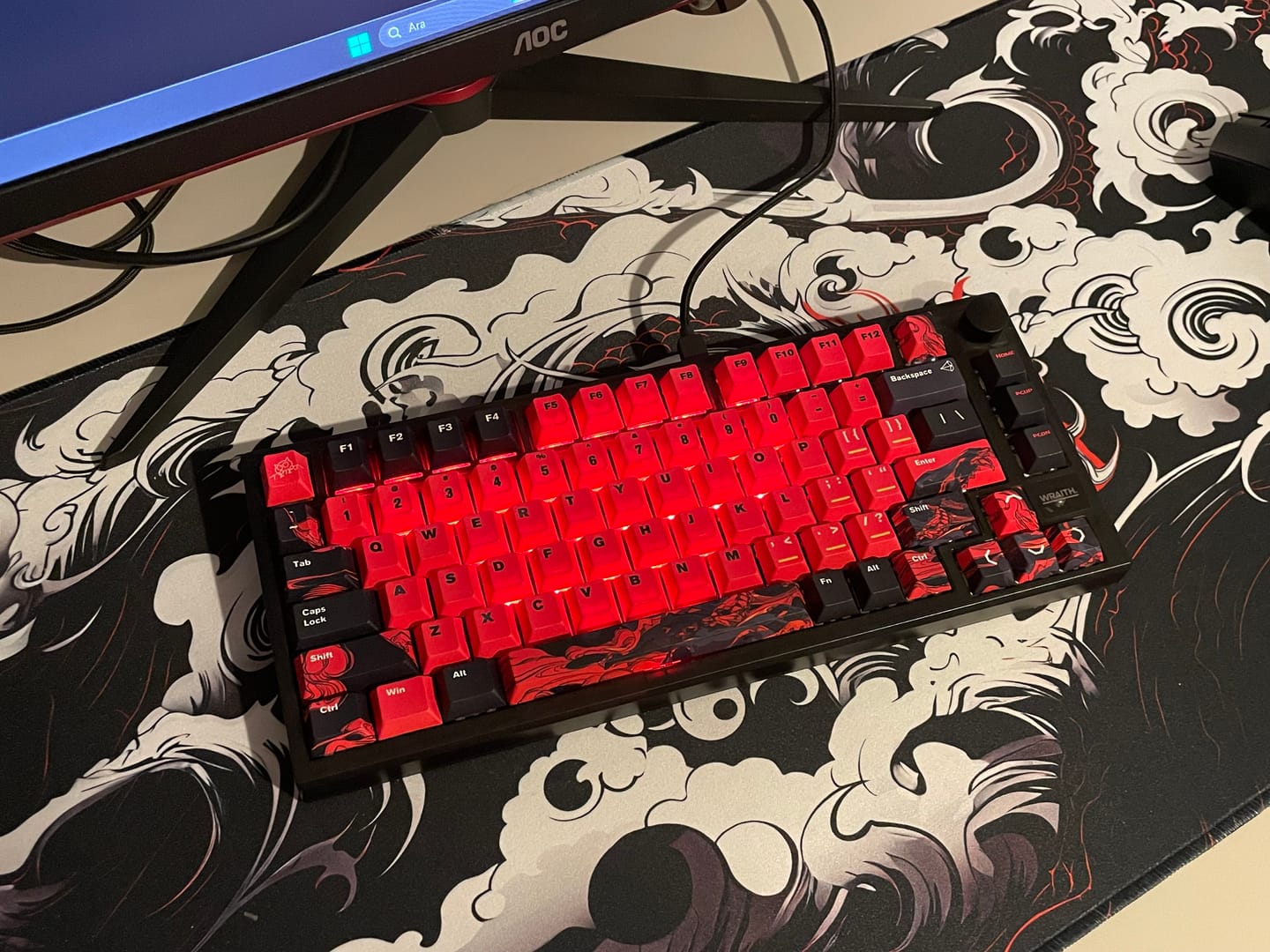 Customer photo review of X-Raypad x TERU "Cerberus" PBT Tuş Takımı