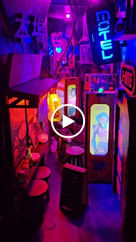 Customer video review of Neo Ramen MiniAlley – A Cyberpunk DIY Diorama Booknook