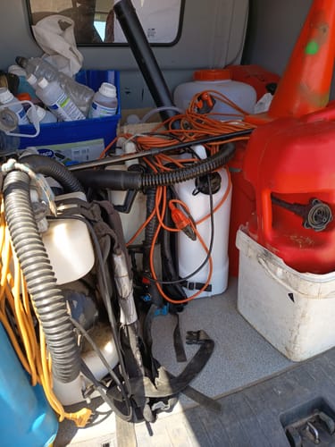 Customer photo review of Nebulizador fumigador ULV eléctrico 2.5 metros de cable de 10L Modelo GM1506E Guskiner