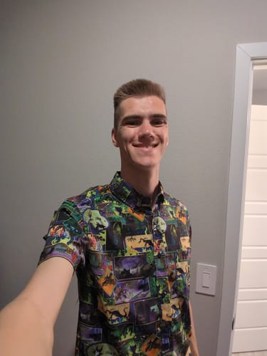 Customer photo review of Disney Villains "Mistress of All Evil" – KUNUFLEX Short Sleeve Shirt