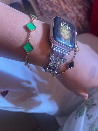 Customer photo review of Celine Clover Bracelet
