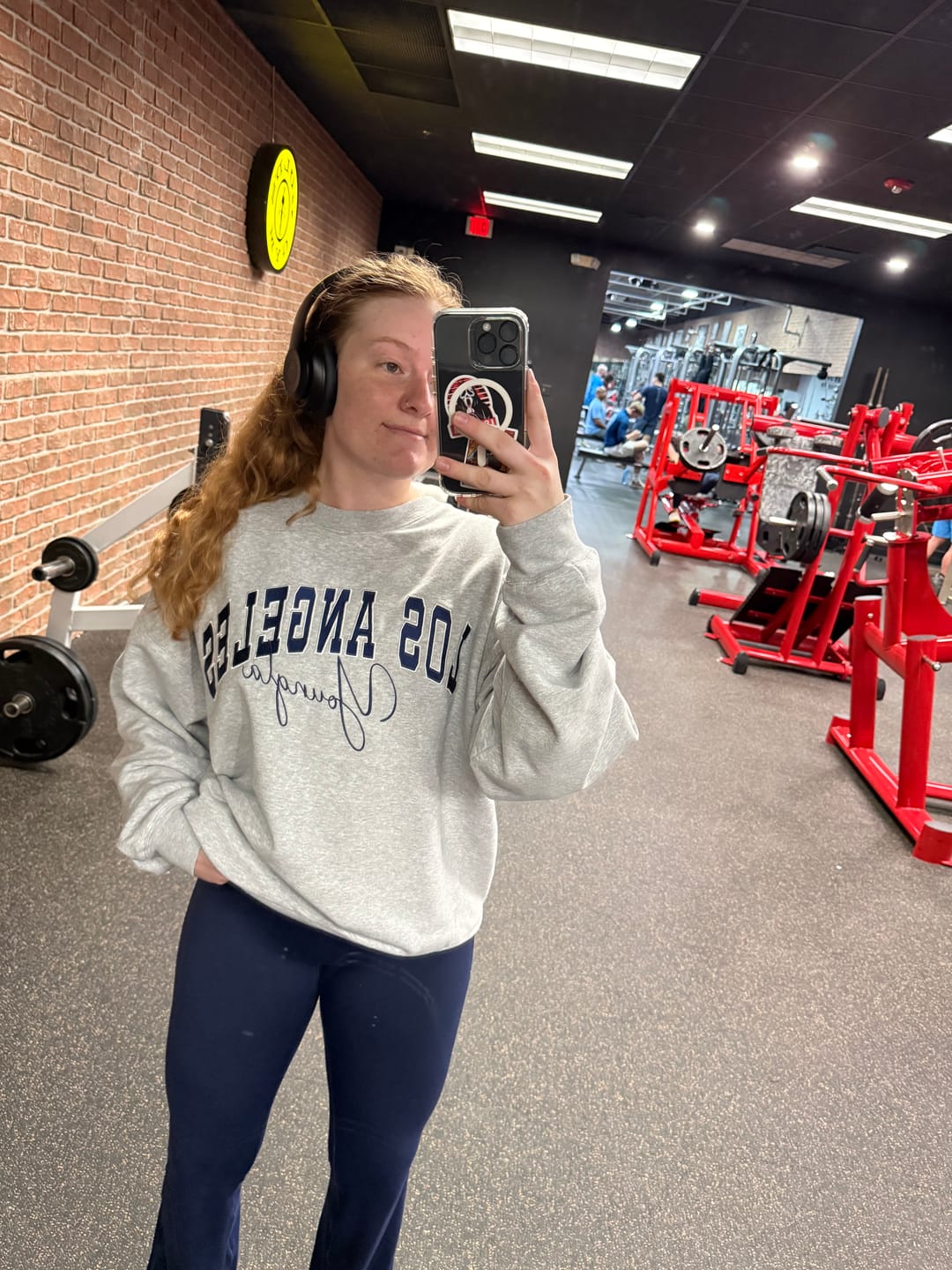 Customer photo review of W563 Varsity Crewneck