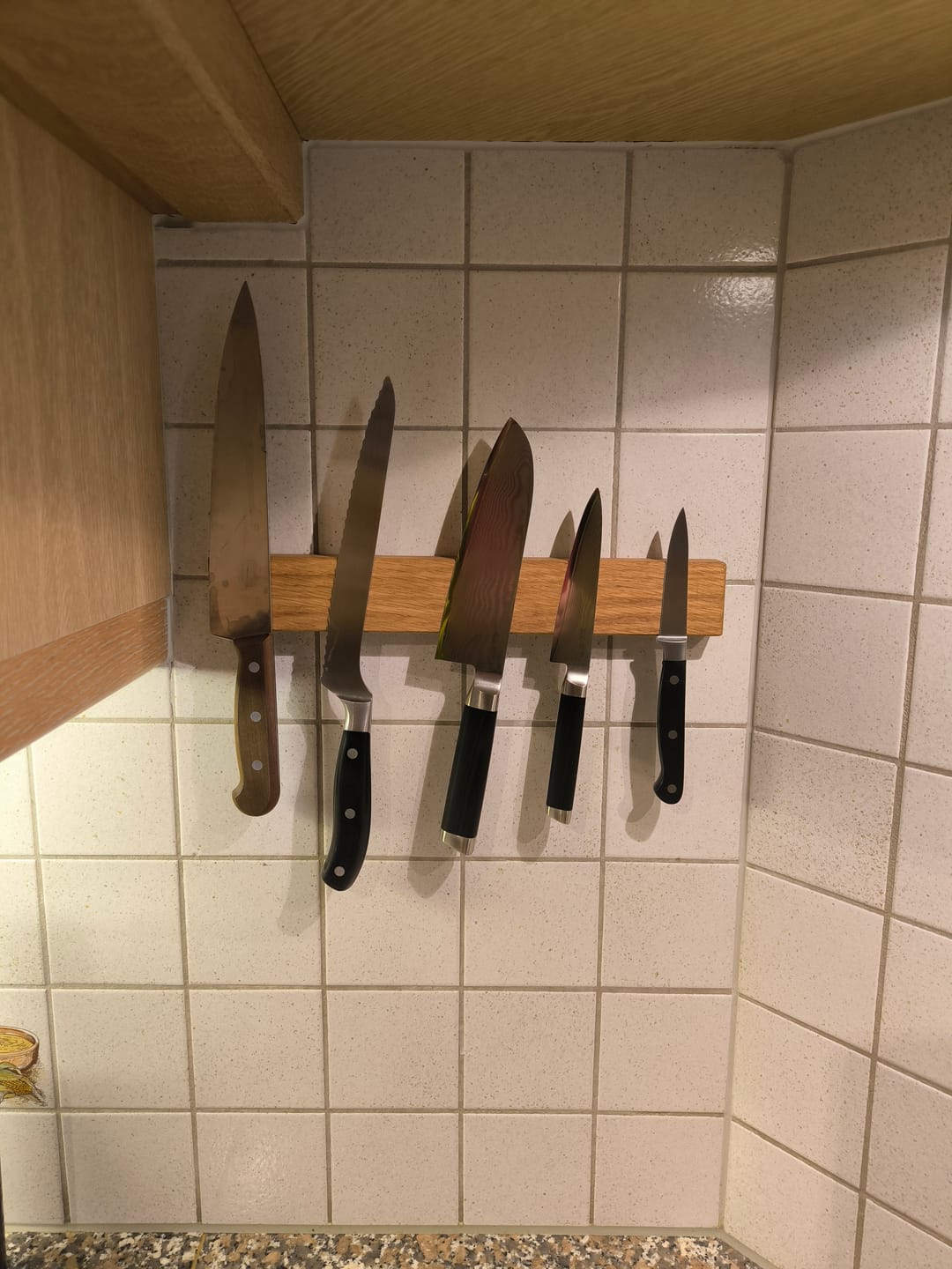 Customer photo review of Magnet Messerleiste CULTRO aus Holz