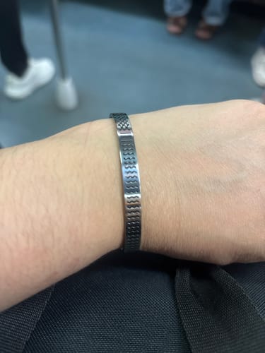 Customer photo review of Keffiyeh Cuff