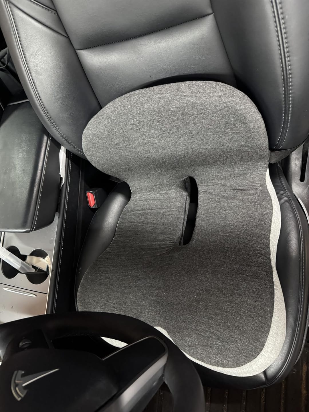 Customer photo review of Ergonomic Memory Foam Seat