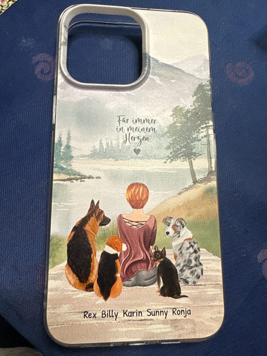 Customer photo review of Unterwegs mit Haustier - Individuelle Handyhülle