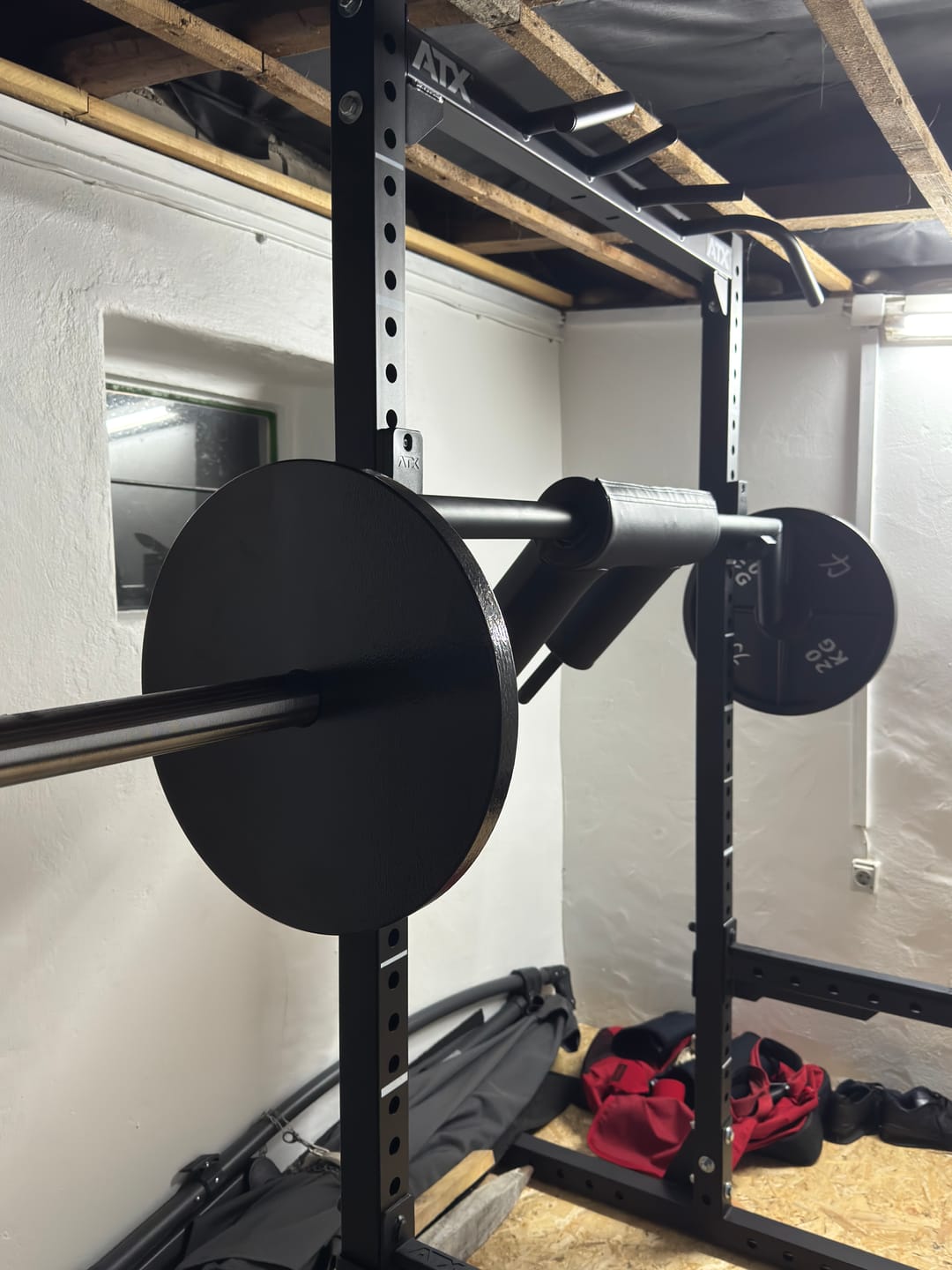 Customer photo review of Riot Olympic Safety Squat Bar