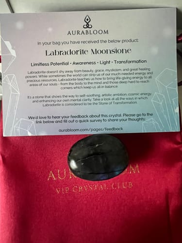 Customer photo review of Crystal Meditation Masterclass Offer