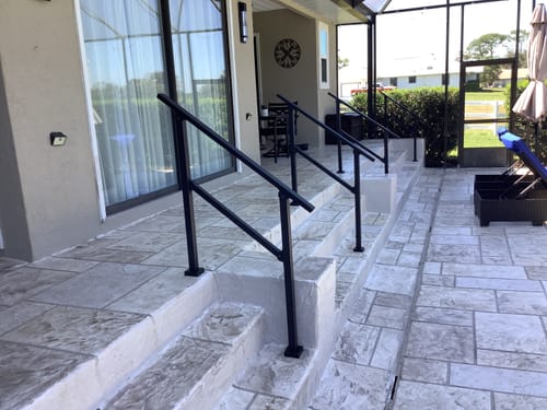 Customer photo review of Stair Top & Middle Rail Size Exchange Pack