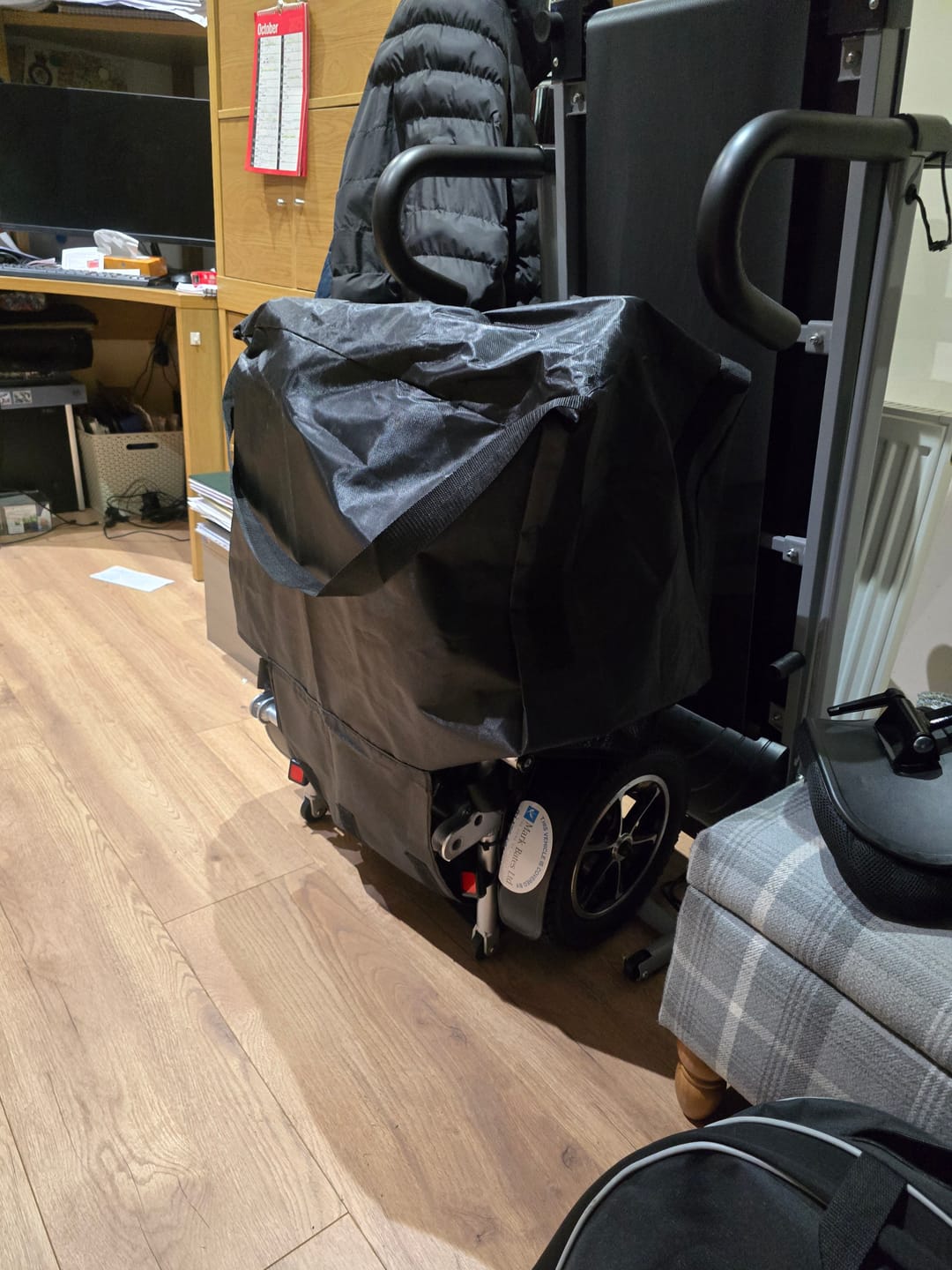 Customer photo review of Cover Bag for Freedom Pro and Elite Electric Wheelchair