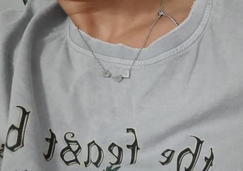 Customer photo review of Necklace: Little Heart