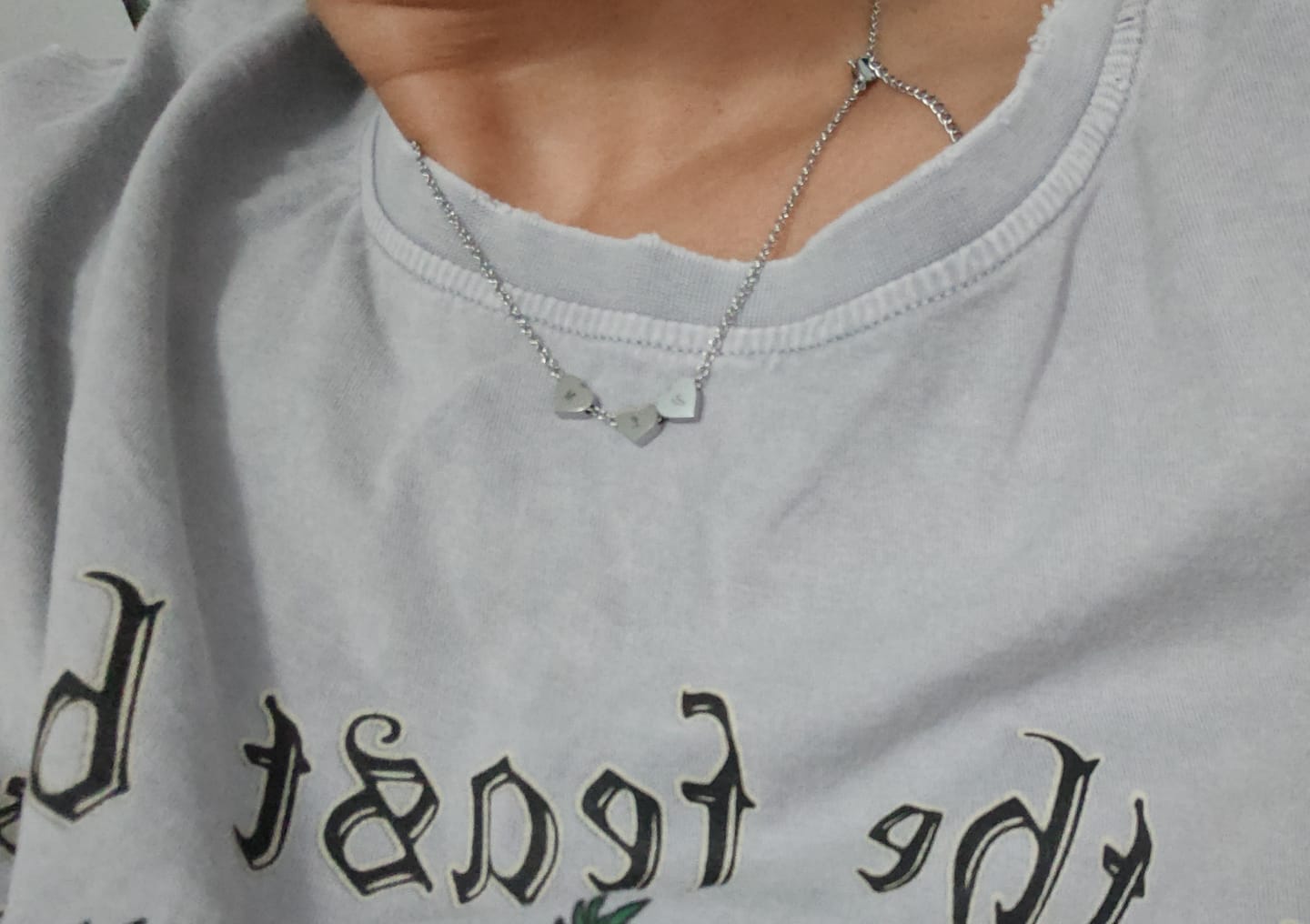 Customer photo review of Necklace: Little Heart