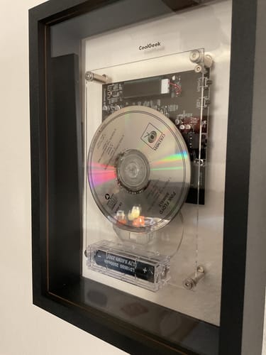 Customer photo review of M1 Music Frame CD Player