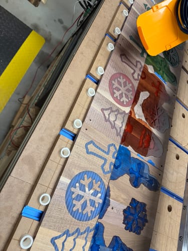 Customer photo review of October Kit- Epoxy Christmas Ornaments