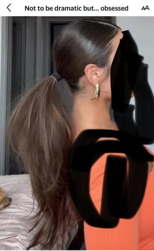 Customer photo review of 20 inches Ponytail