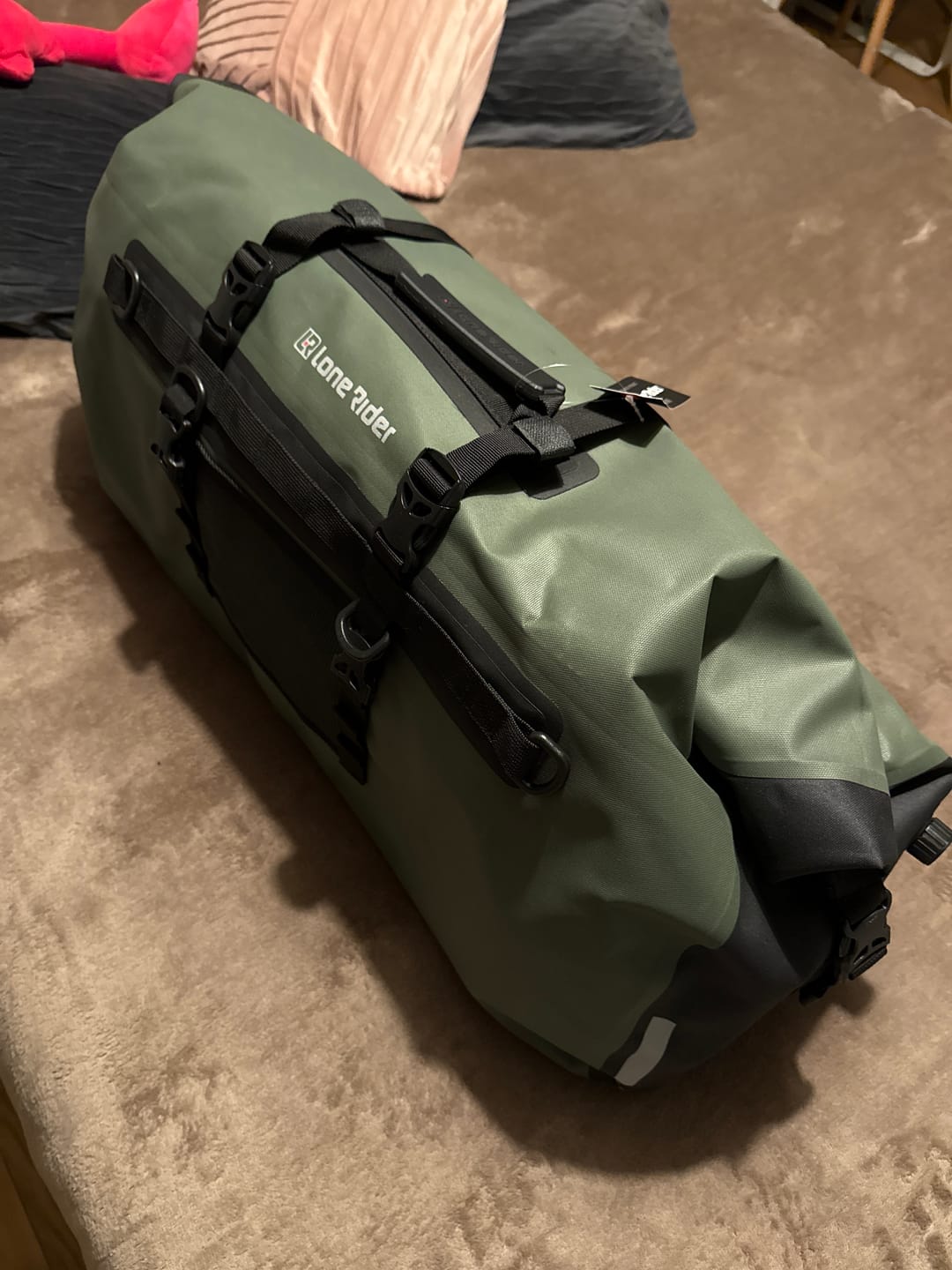Customer photo review of Explorer Duffel Dry Bag