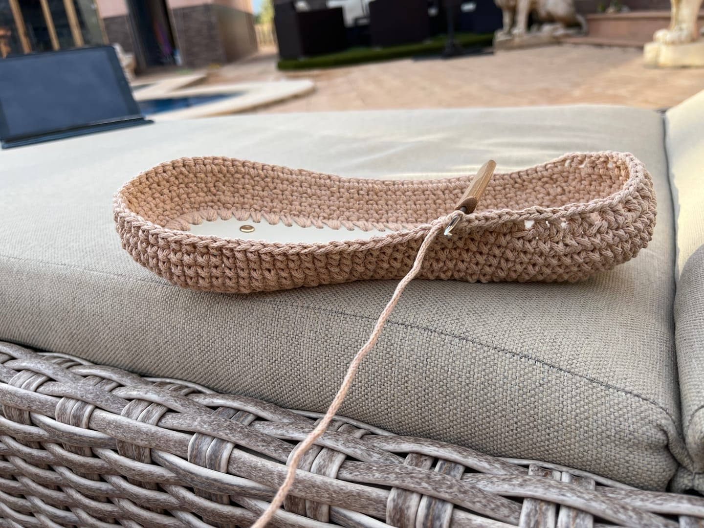 Customer photo review of CrochetPark™ Haven Hobo crochet kit