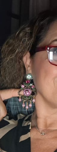 Customer photo review of Orecchini Ninfea