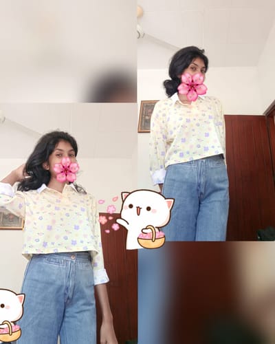 Customer photo review of Buttercup Polo Neck Pullover