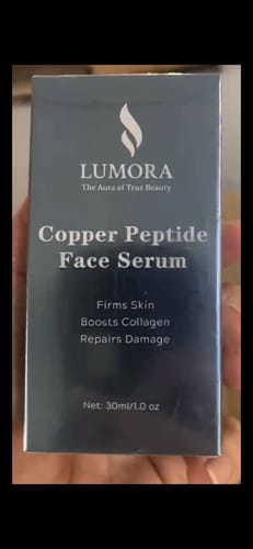 Customer photo review of LUMORA™ Copper Peptide Serum