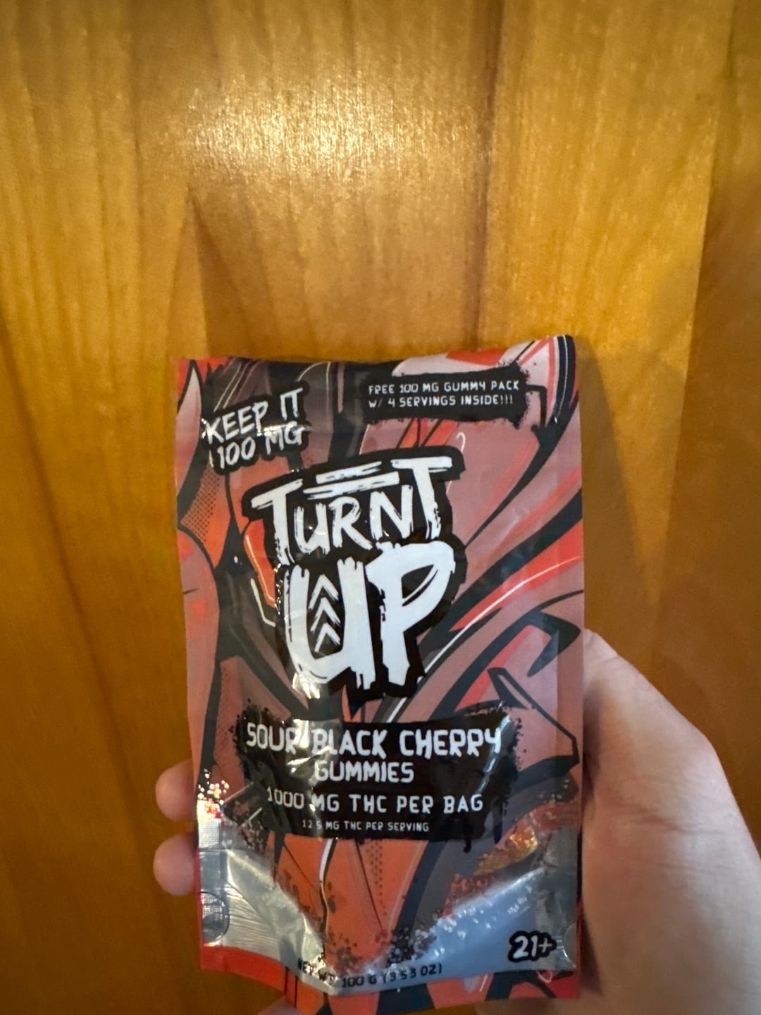Customer photo review of Gummies - Sour Black Cherry 10pk