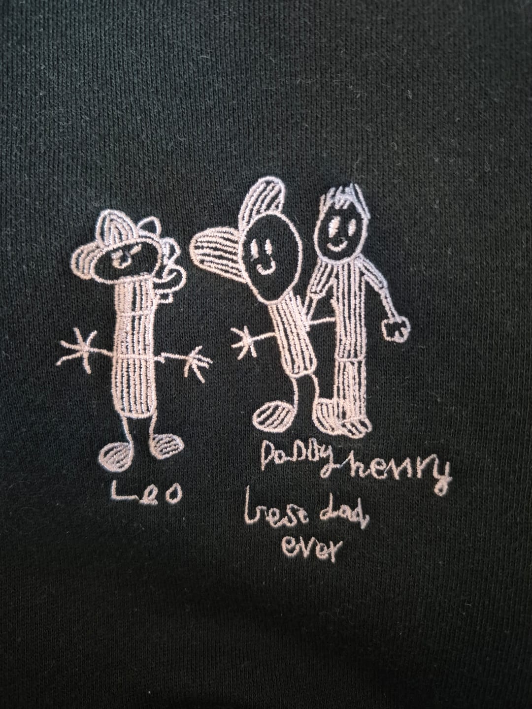 Customer photo review of CUSTOM KID'S DRAWING | HOODIE