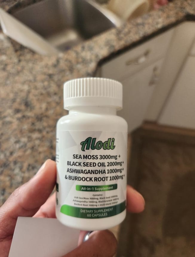 Customer photo review of Super Sea Moss Capsule Blend