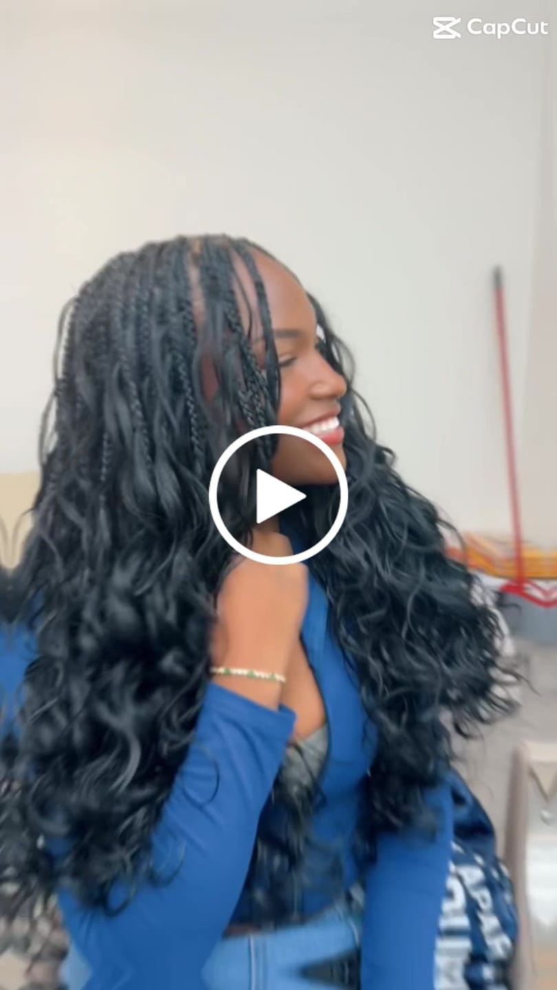 Customer video review of Freetress Pre-Stretched Braid - 4X FRENCH CURL BRAID 18"
