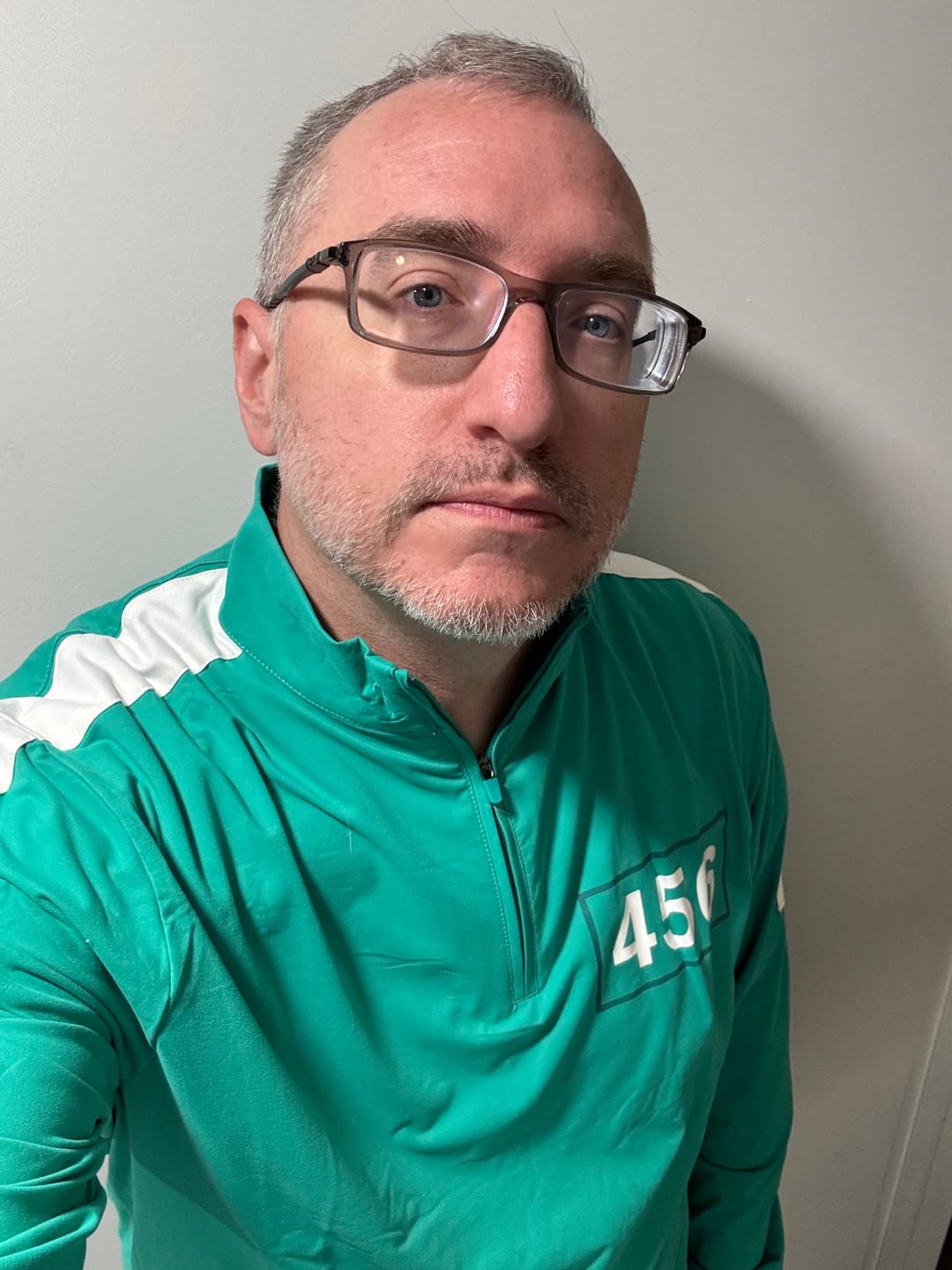 Customer photo review of Squid Game "456" – Quarter Zip
