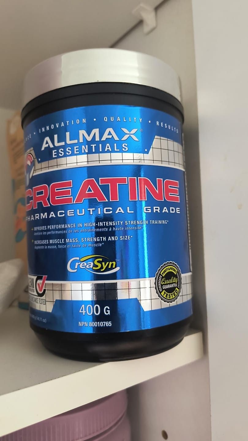 Customer photo review of Allmax - Creatine Monohydrate - 100g-1000g
