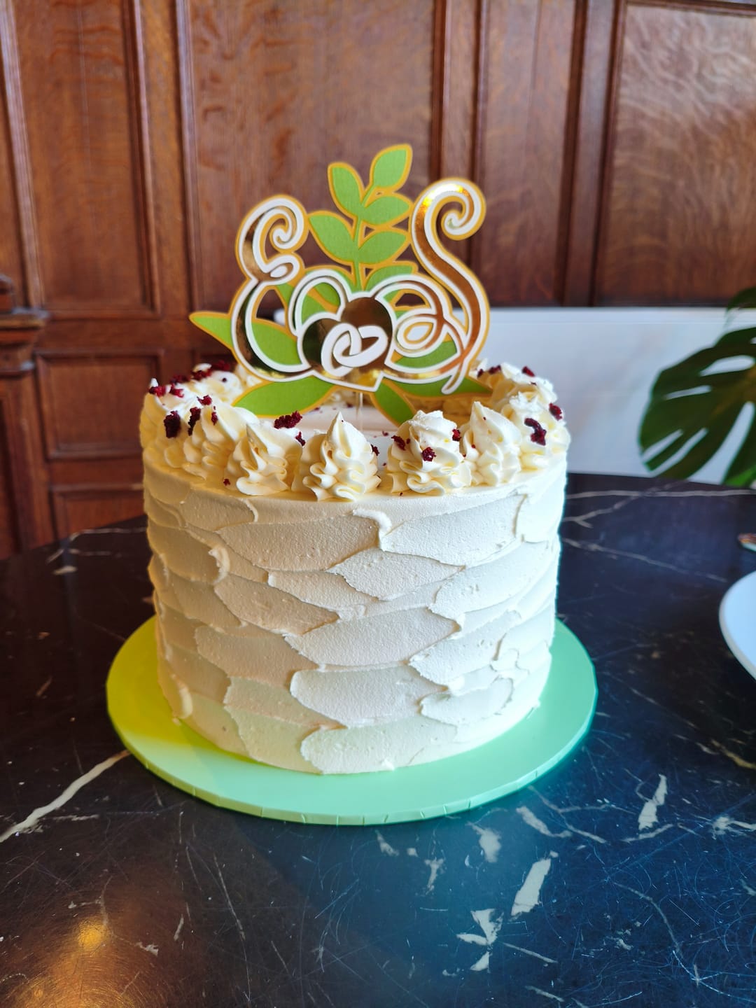 Customer photo review of Vegan Red Velvet Cake