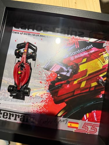 Customer photo review of Carlos Sainz #55 Ferarri