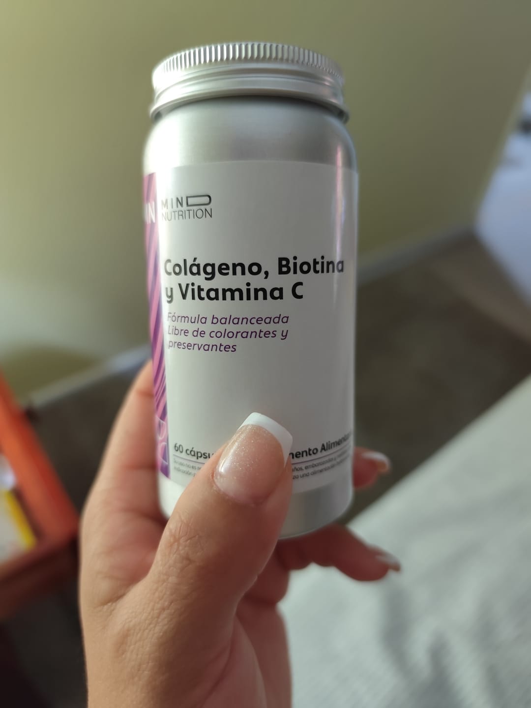 Customer photo review of Colageno + Biotina + Vitamina C