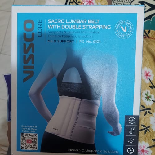 Customer photo review of Sacro Lumbar Belt (Mild Support) | Provides Support to Lower Back | Corrects Posture & Relieves Back Pain (Beige)