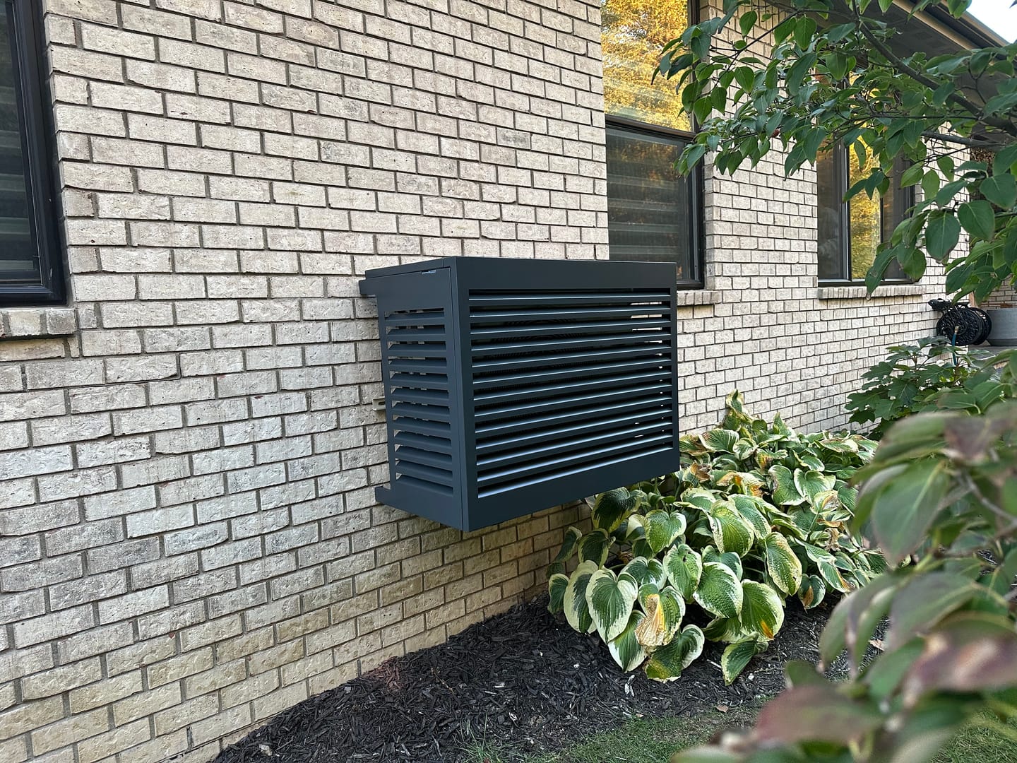 Customer photo review of Mini-Split AC Cover - Black