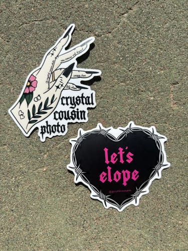 Customer photo review of Cut to Shape Stickers