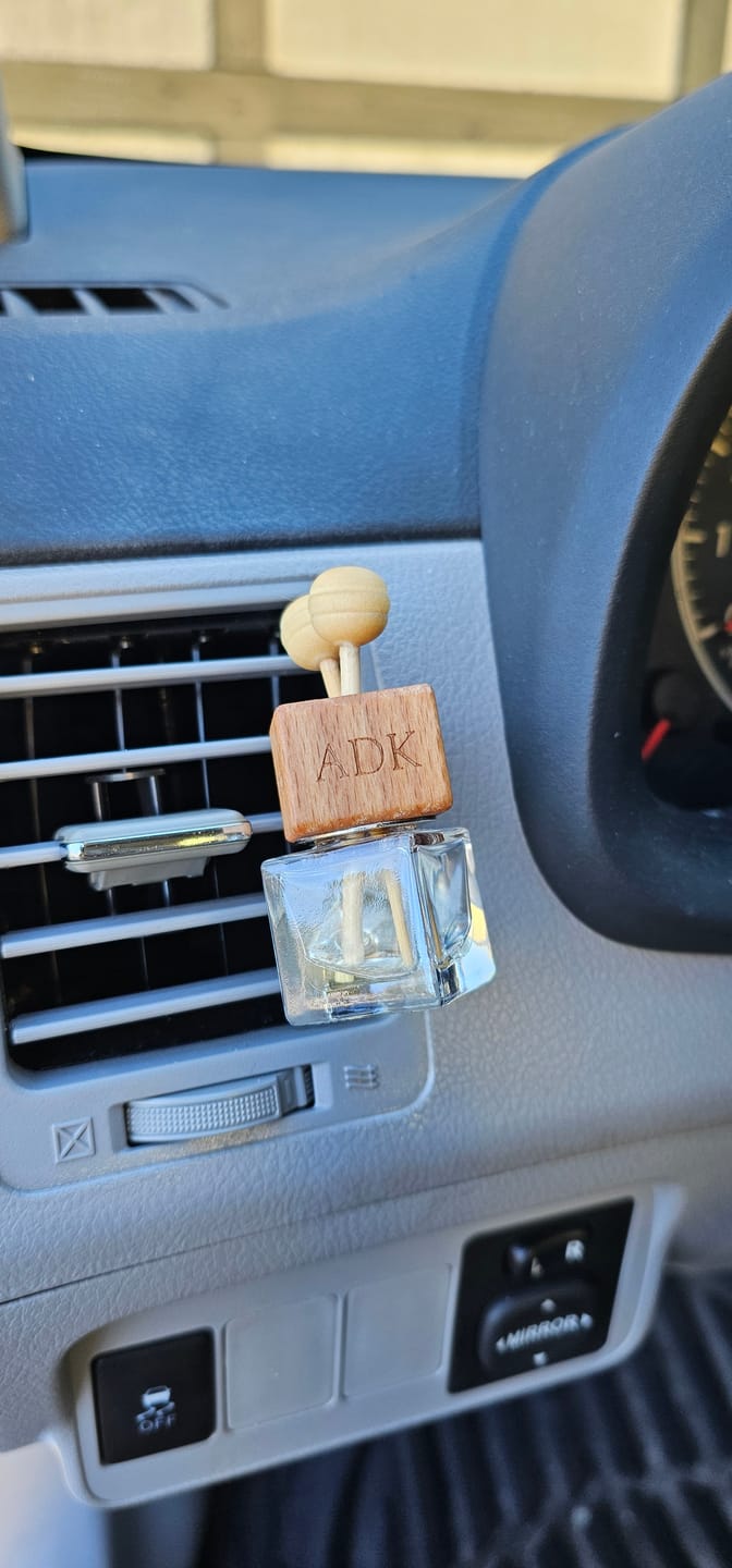 Customer photo review of Balsam & Cedar Car Freshener